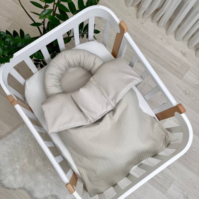 Protectie somn – Baby Nest Velvet bej